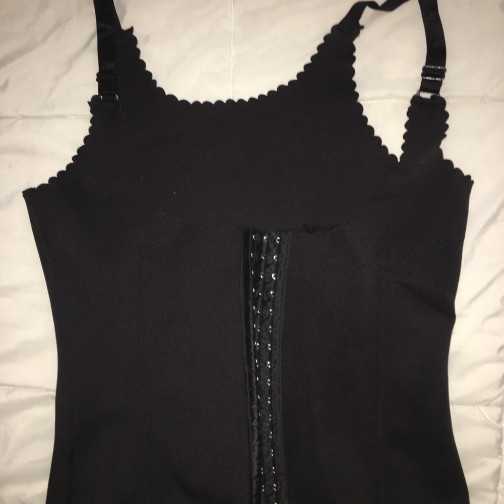 Corset Style Compression Shapewear. New. Black